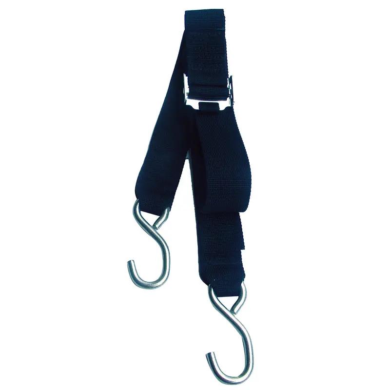 Rod Saver Stainless Steel Roller Buckle Gunwale Tie-Down - 2" X 10 1