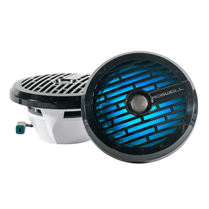Roswell R1 8 Marine Speakers - Black - 100W Rms  200W Peak Power 1