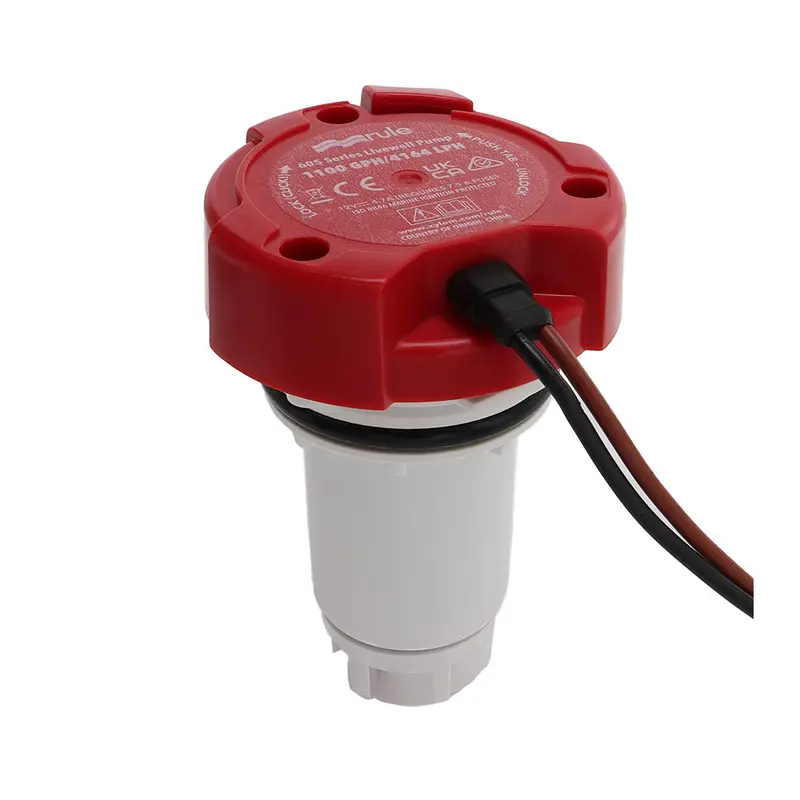 Rule 1100 Gph Livewell Pump Replacement Motor Cartridge 1