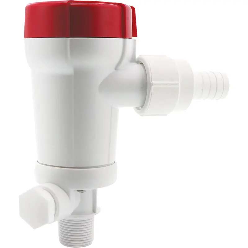 Rule 500 Gph Livewell Pump Straight Seacock Inlet 1
