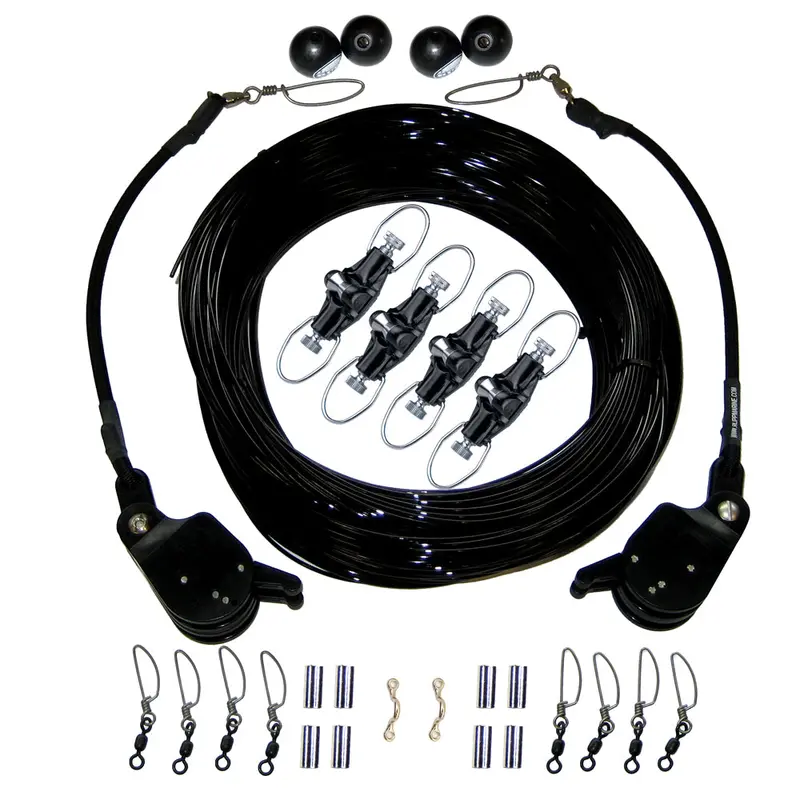 Rupp Double Rigging Kit W/Lok-Ups & Nok-Outs - 260' Black Mono 1