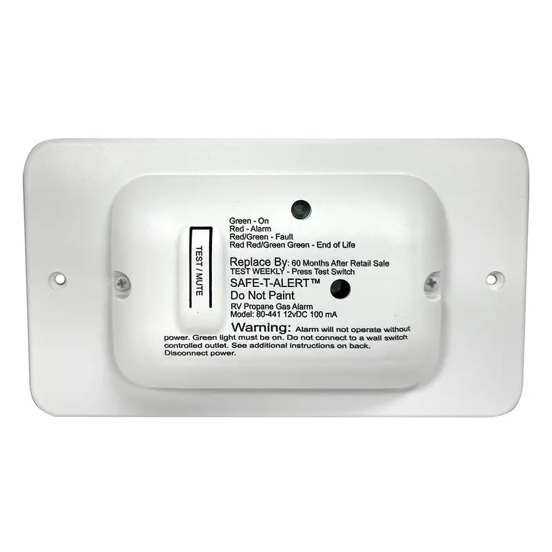 Safe-T-Alert 80 Series White Propane Gas Alarm - 12V 1