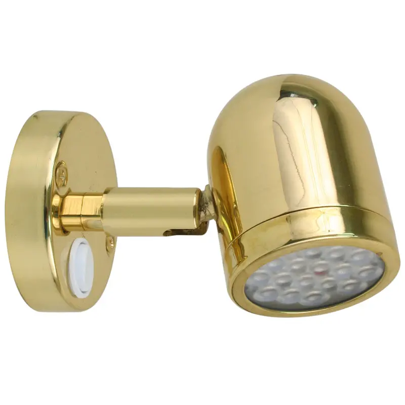 Scandvik Led Brass Reading Light - 10-30V 1