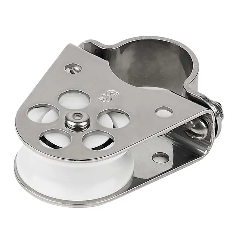 Schaefer Clamp-On Furling Line Stanchion Lead Block - 1" Ball Bearing 1
