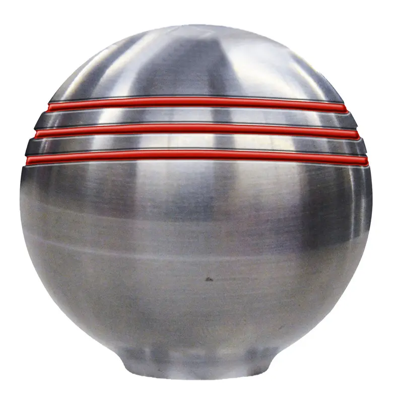 Schmitt Marine Throttle Knob - 1-7/8" - Red Grooves 1