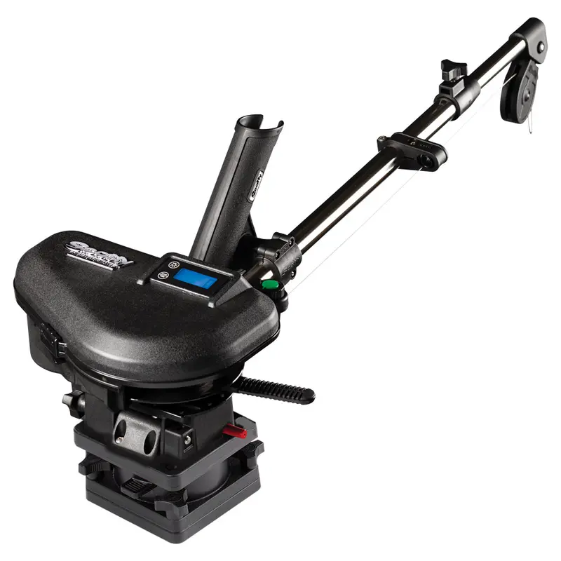 Scotty 2106 Hp Depthpower Electric Downrigger 60 Ss Telescoping Boom W/Swivel Base - Single Rod Holder 1