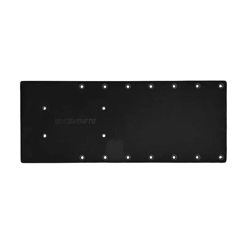Sea Brackets 18" Straight Trolling Motor Plate F/Garmin Kraken - Black 1