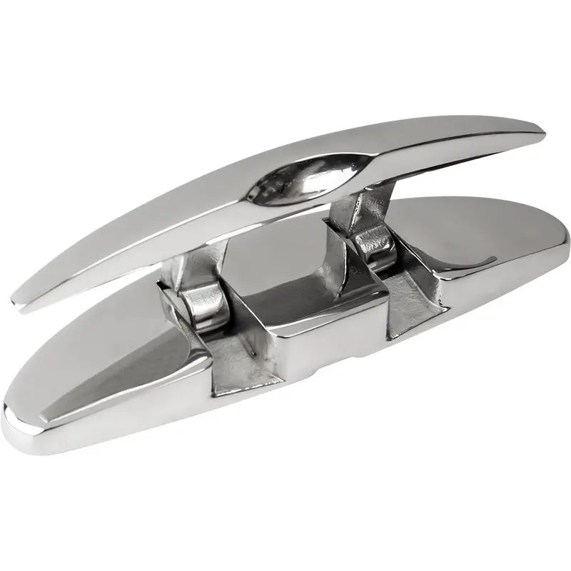 Sea-Dog 5" Oval Ss Folding Cleat W/Hidden Hex Bolts 1