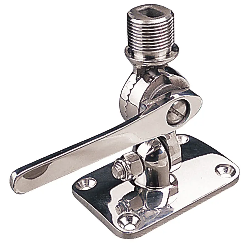 Sea-Dog Adjustable Antenna Base - Deck Mount - Investment Cast 316 Stainless Steel 1