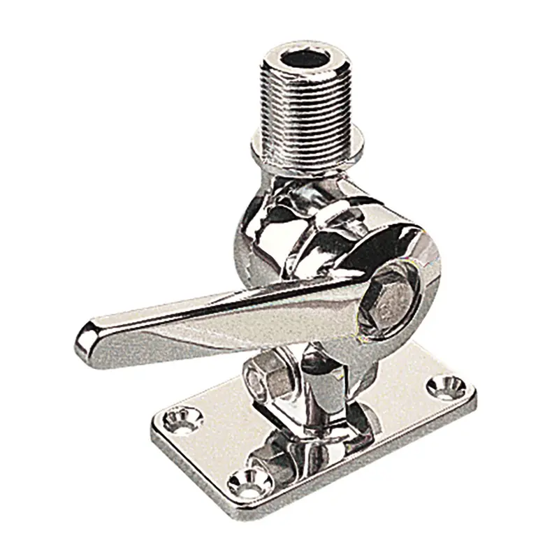 Sea-Dog Adjustable Antenna Base - Die Cast Zinc Chrome Plated 1