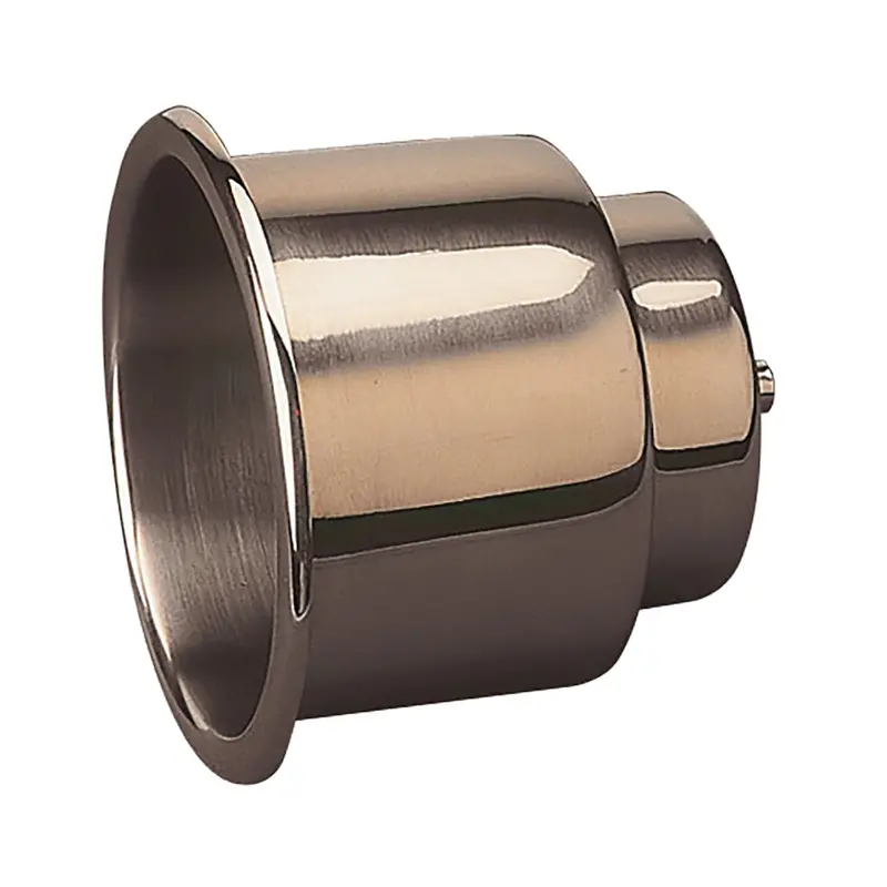 Sea-Dog Flush Mount Combo Drink Holder W/Drain Fitting - Stamped 304 Stainless Steel 1