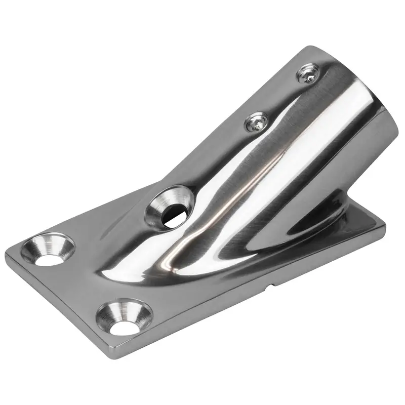 Sea-Dog Rail Base Fitting Rectangular Base 30 316 Stainless Steel 7/8" Od 1