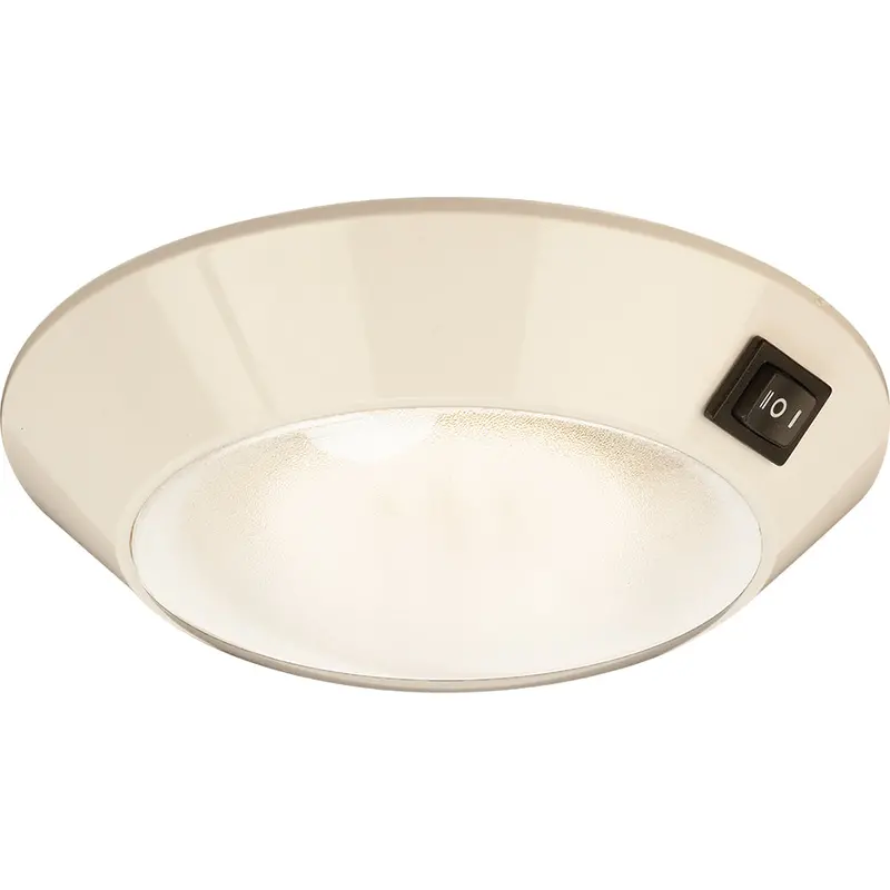 Sea-Dog White Plastic Led Dome Light 4" Day/Night - Clear/Red Bulb 1