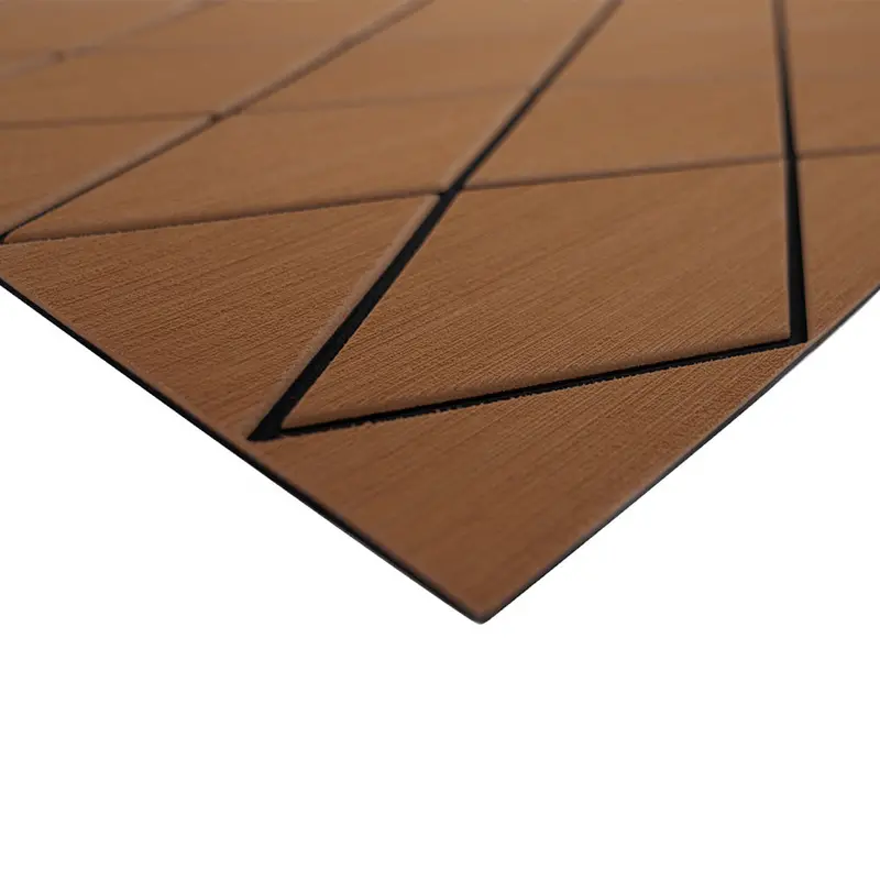Seadek 40" X 80" 6Mm Two Color Diamond Full Sheet - Brushed Texture - Brown/Black (1016Mm X 2032Mm X 6Mm) 1