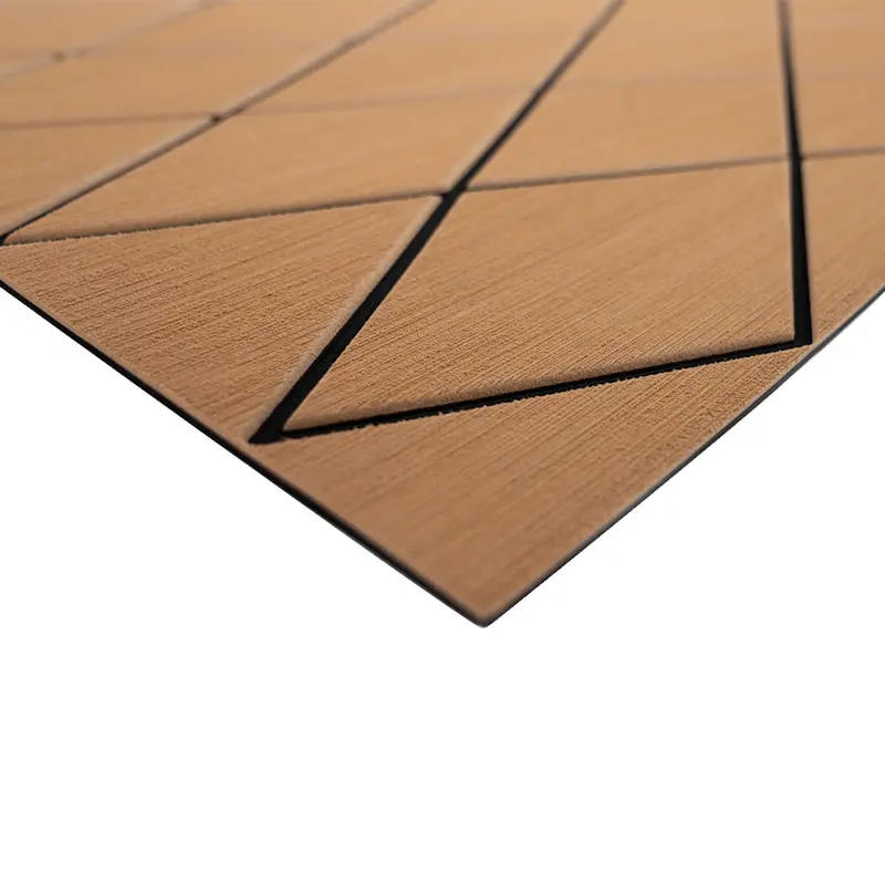 Seadek 40" X 80" 6Mm Two Color Diamond Full Sheet - Brushed Texture - Mocha/Black (1016Mm X 2032Mm X 6Mm) 1