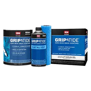 Sem Griptide Non-Skid Deck Coating Kit - Midnight Black 1