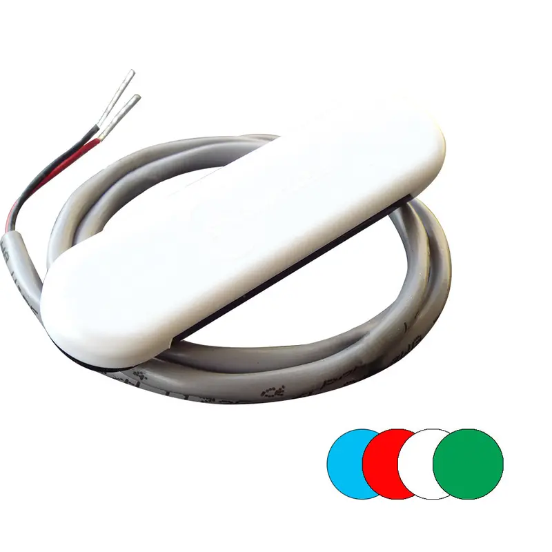 Shadow-Caster Courtesy Light W/2' Lead Wire - White Abs Cover - Rgb Multi-Color - 4-Pack 1