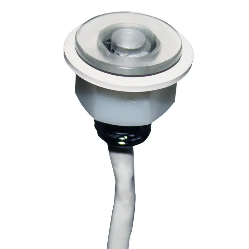 Shadow-Caster Round Accent Light Rgb Clear Polycarbonate Housing 1