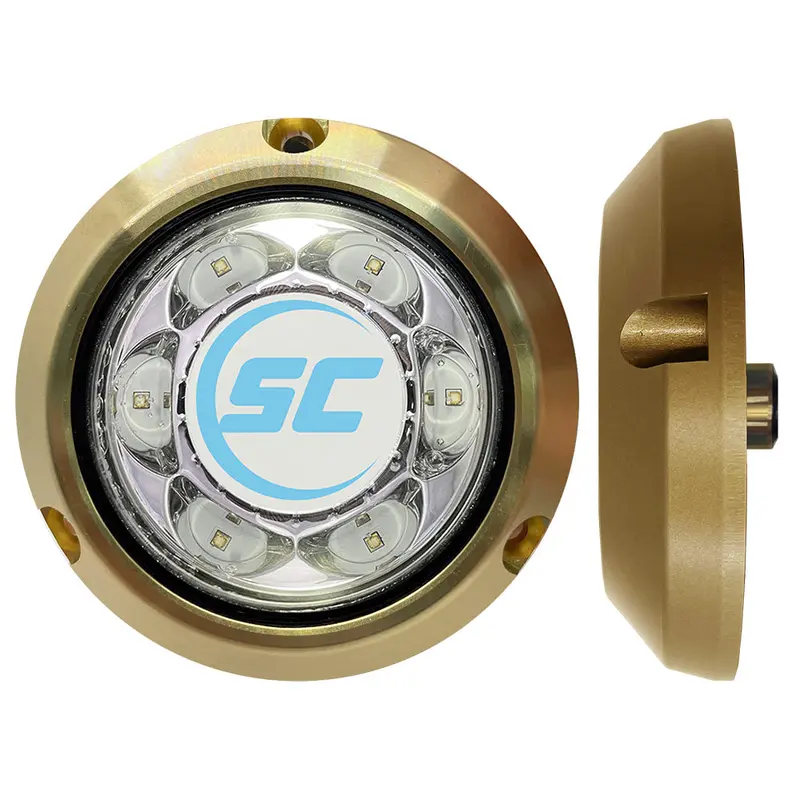 Shadow-Caster Sc3 Series Great White Bronze Surface Mount Underwater Light 1