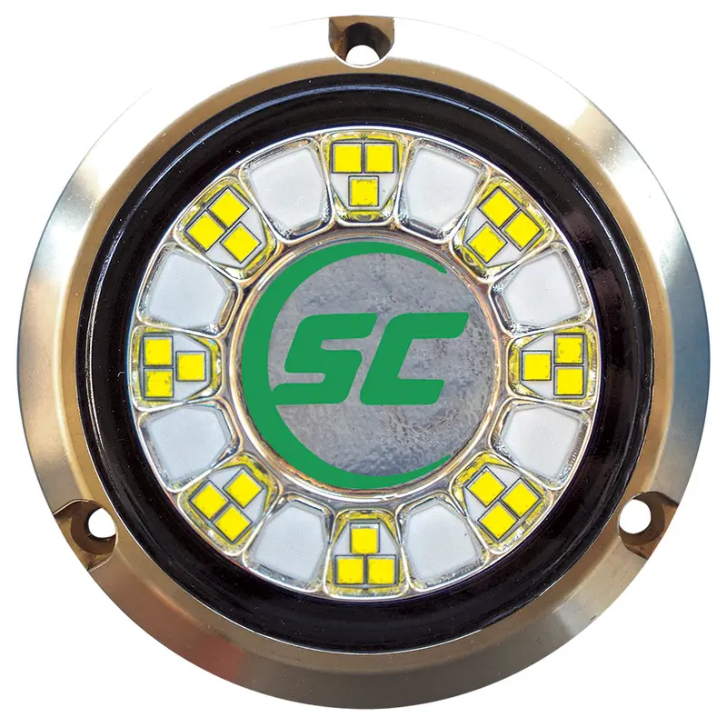 Shadow-Caster Scr-24 Bronze Underwater Light - 24 Leds - Aqua Green 1