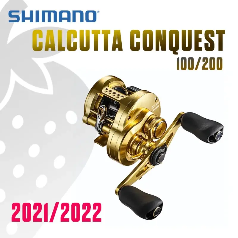 Shimano Calcutta Conquest (2021/2022) Baitcast Reel 13+1Bb Max Drag 6Kg 1