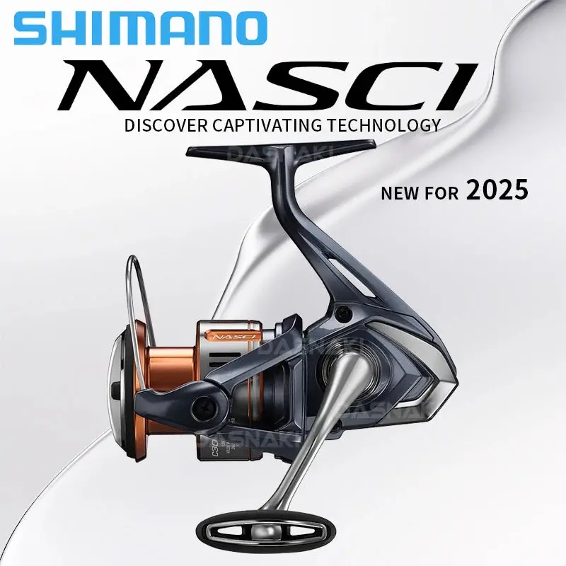 Shimano Nasci (2025) Spinning Reel 5+1Bb Max 11Kg Drag X-Ship 1