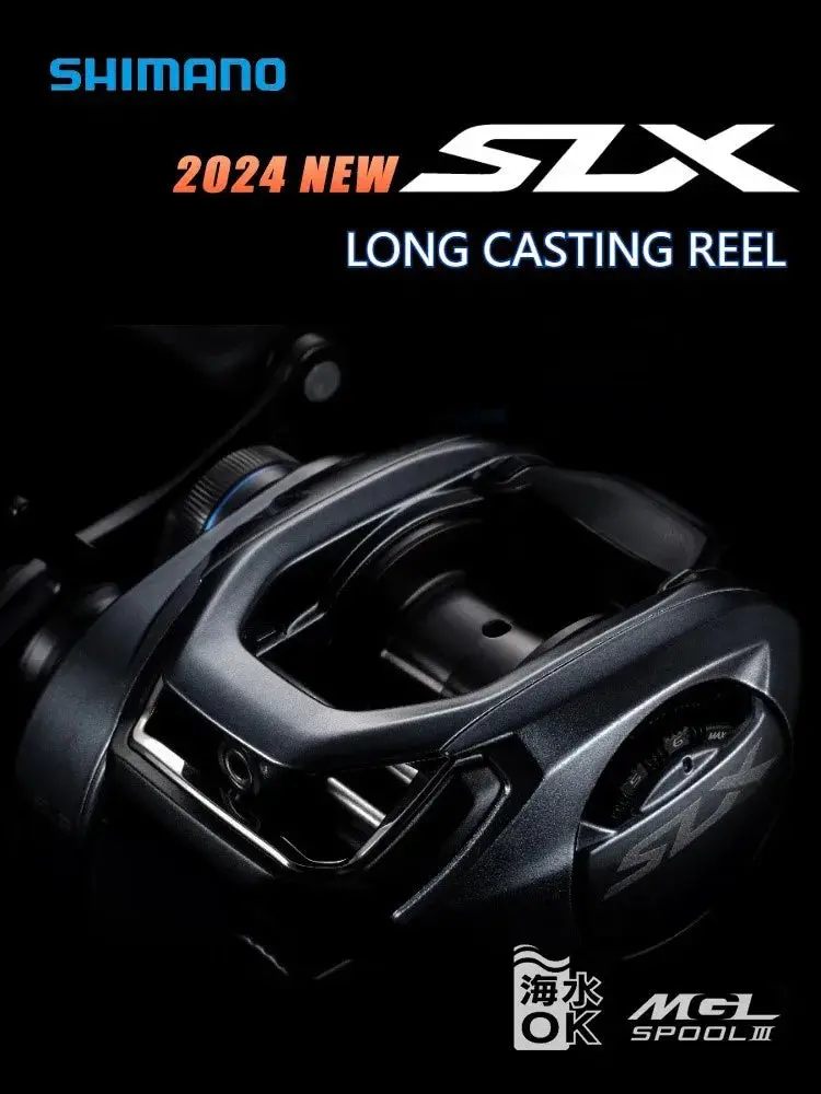 Shimano Slx Mgl (2024 Model) Baitcasting Reel 4+1Bb 6.3:1/7.2:1/8.2:1 Svs Max Drag 5.5Kg 1