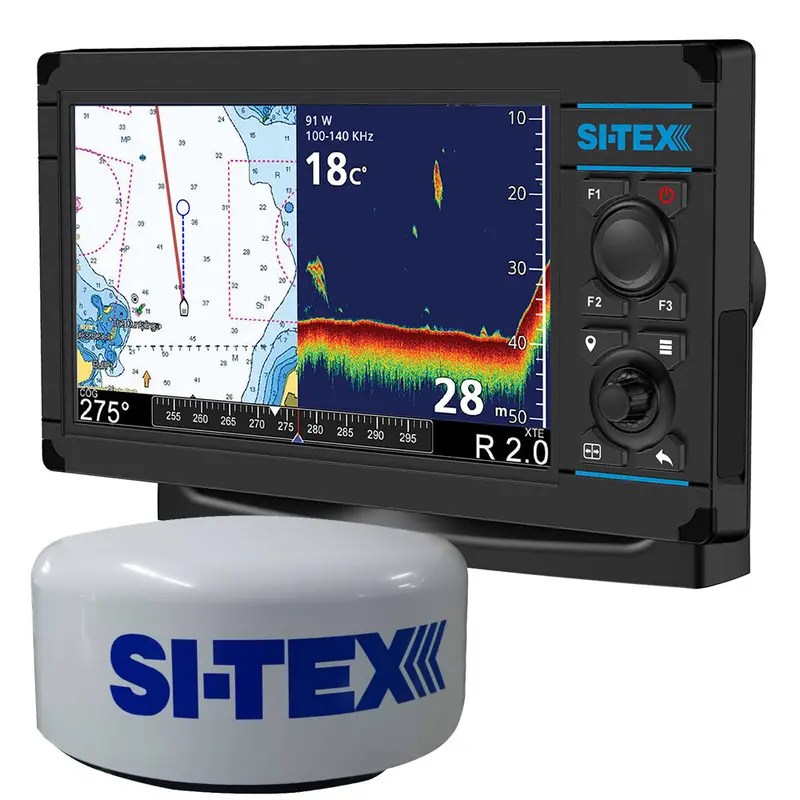 Si-Tex Navpro 900F W/Mds-15 Wifi 20" Hi-Res Digital Radome Radar W/15M Cable 1