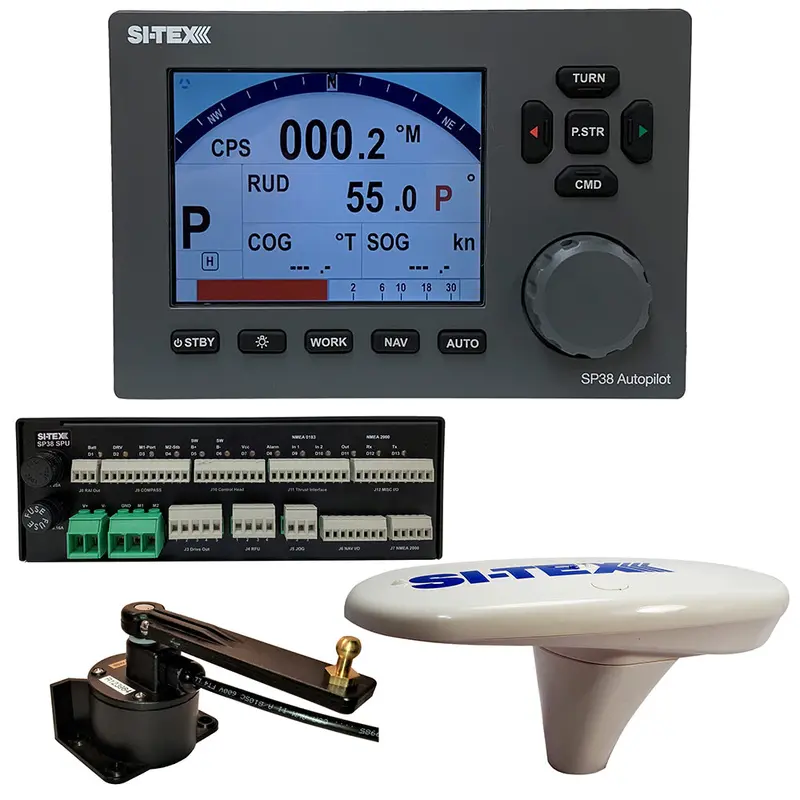 Si-Tex Sp38-18 Autopilot Core Pack Including Compact Gps Compass  Rotaryfeedback, No Pump 1