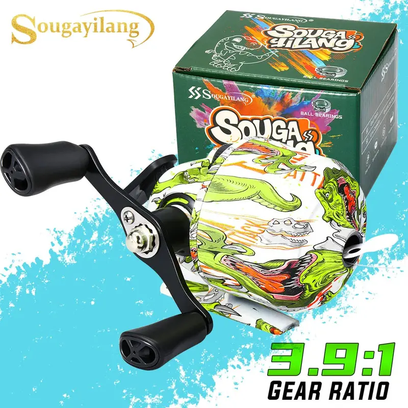 Sougayilang Dino Spincast Reel 3.9:1 Ratio 285G 1