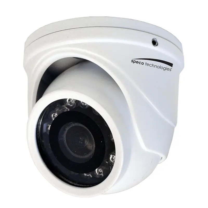 Speco 4Mp Hd-Tvi Mini Turret Camera 2.9Mm Lens - White Housing 1