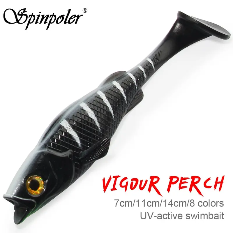 Spinpoler Vigour Perch Scented Shad 7Cm/11Cm/14Cm 3-5Pcs 1