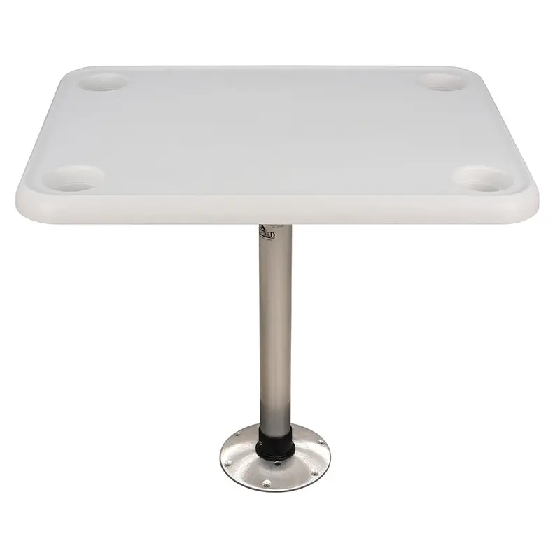 Springfield 16" X 28" Rectangle Table Package - White Thread-Lock 1