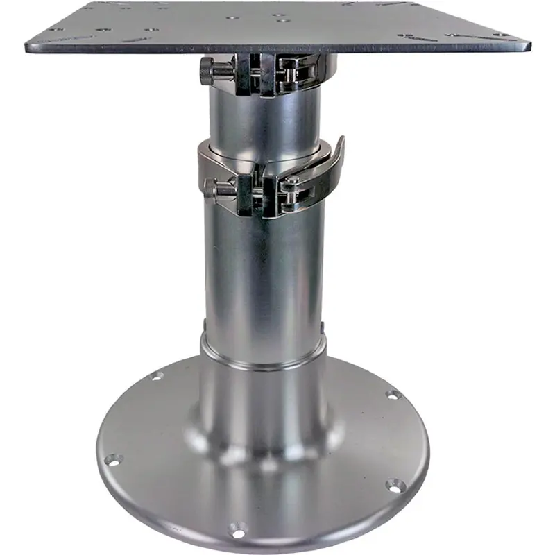 Springfield Pedestal - 3-Stage Table - 16"-30" - Brite Dip 1