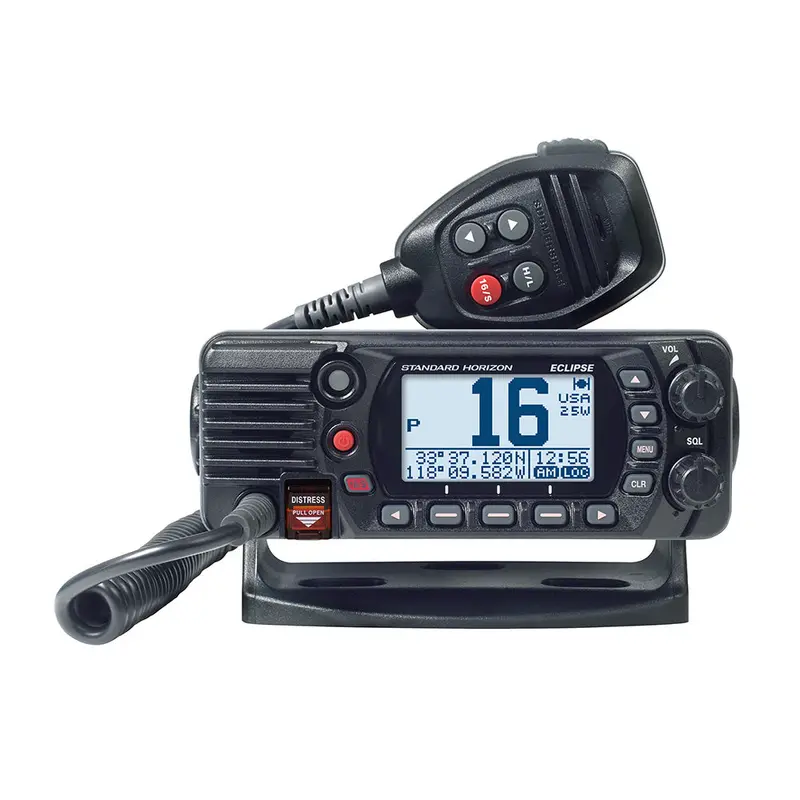 Standard Horizon Gx1410b Eclipse Series 25W Fixed Mount Vhf - Black 1