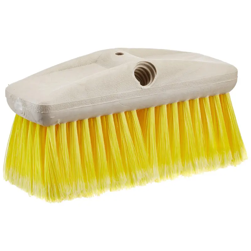Star Brite 8" Soft Bristle Wash Brush - Extend-A-Brush Compatible - Yellow 1
