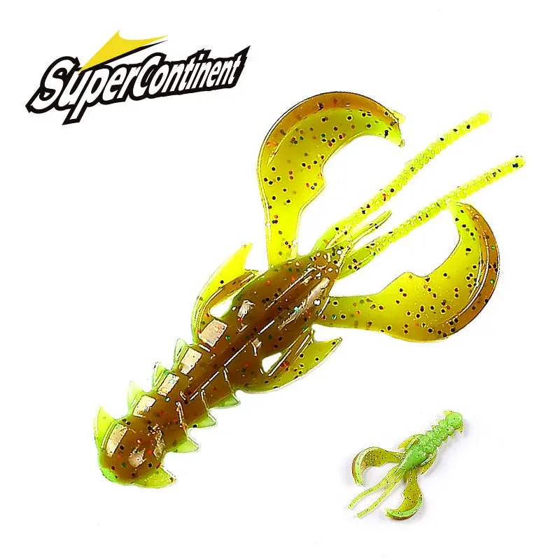 Supercontinent 55A 65Mm/10Pcs 40Mm/20Pcs Soft Craw Lure 1