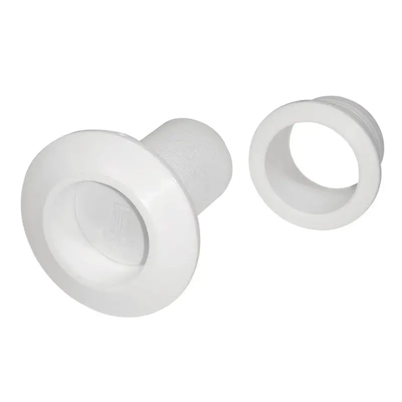 T-H Marine Recessed Flapper Scupper Drains - White 1