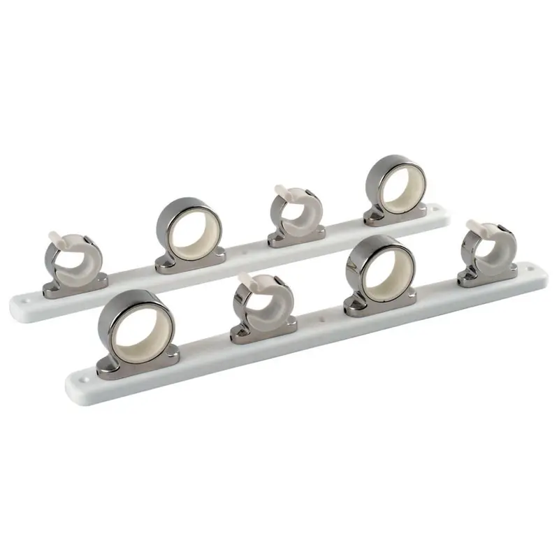 Taco 4-Rod Hanger W/Poly Rack - Polished Stainless Steel 1