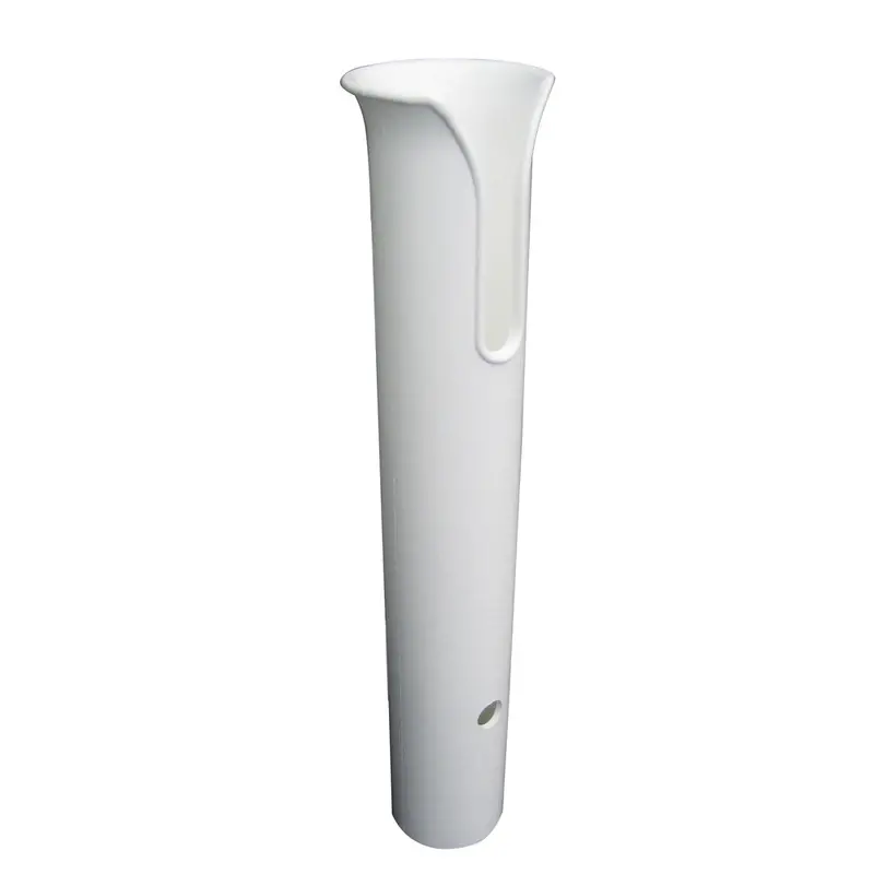Taco Poly Thru-Bolt Rod Holder W/Mounting Holes - No Hardware - White 1