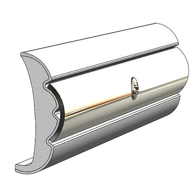 Taco Rigid Vinyl Flex-Core Rub Rail 1.58" X .635" - Frosty White 60 1