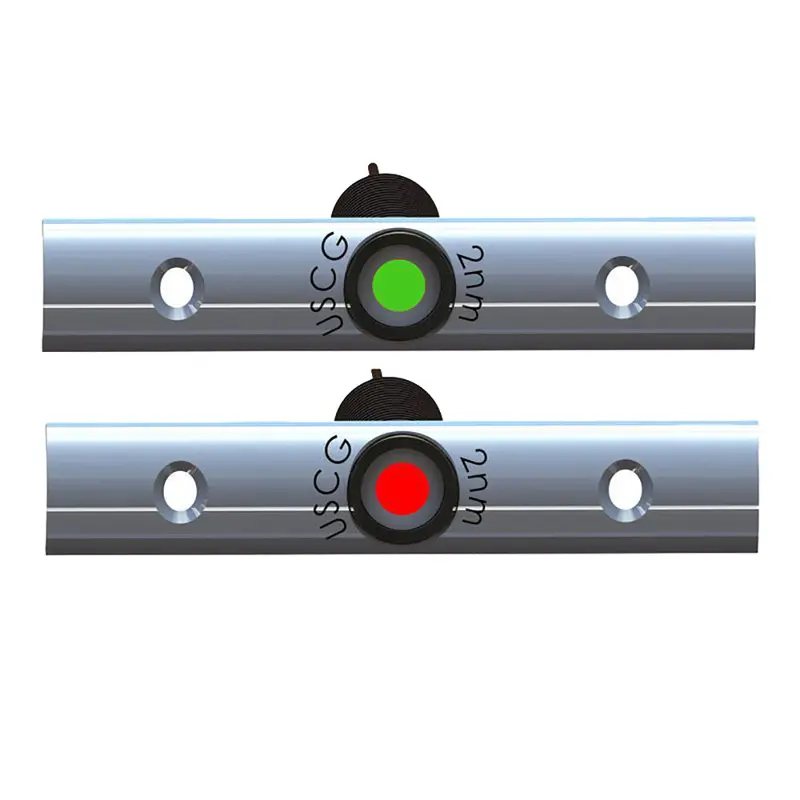 Taco Rub Rail Mounted Led Navigation Light Set - 4" W/Deutsch Plug Port  Starboard 1