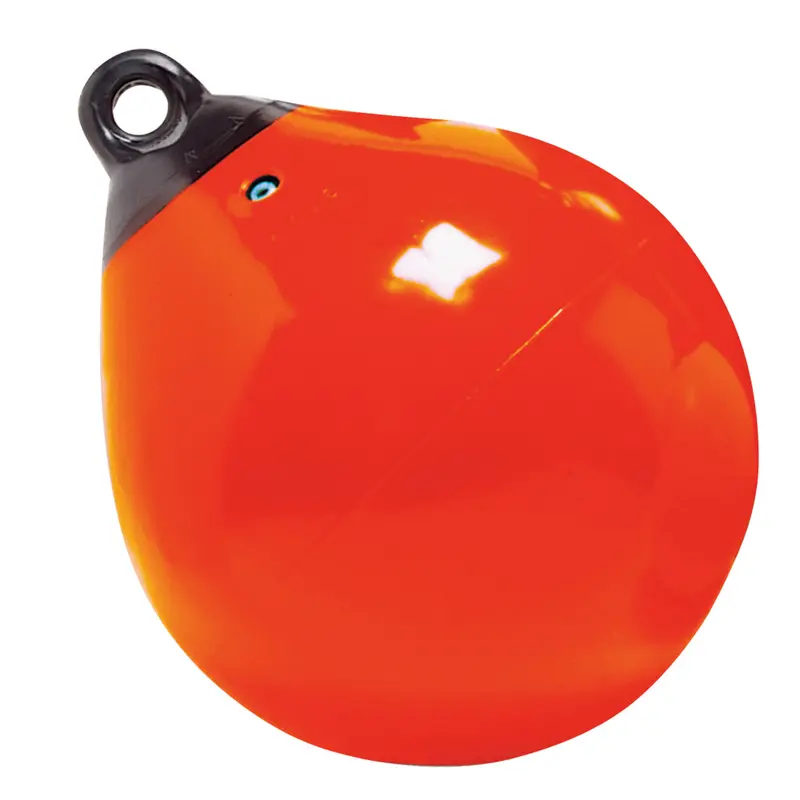 Taylor Made 21" Tuff End Inflatable Vinyl Buoy - Orange 1
