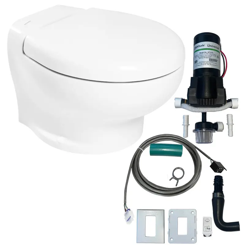Thetford Nano Eco Compact Toilet Raw Water Kit W/Inlet Pump - 12V 1