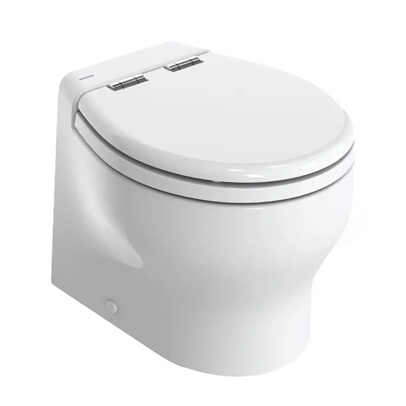 Thetford Silence 2G W/Wood Polyester Soft Close Seat  Standard Solenoid - Short, White, 12V 1