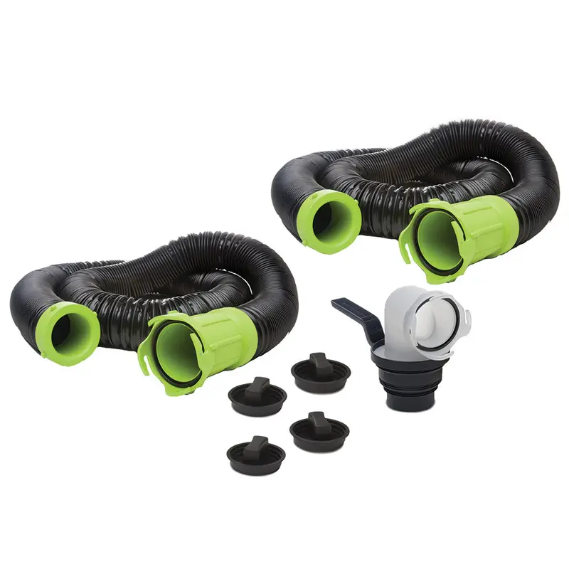 Thetford Titan Premium 20' Sewer Hose Kit W/Universal Bayonet Connection  5-In-1 Sewer Adapter W/Handle 1