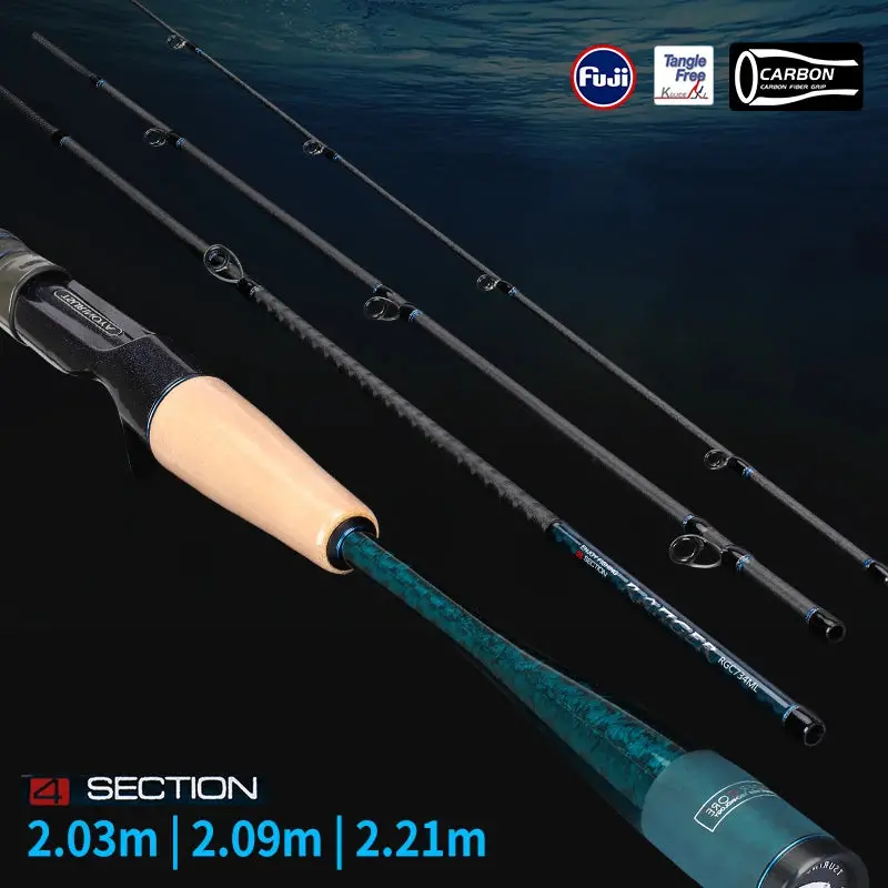 Tsurinoya Ranger Spinning/Casting Rod 4Pc 2.03M 2.09M 2.21M 1