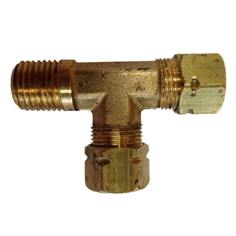 Uflex Male Run T-Fitting - 3/8" X 3/8" Tube X 1/4" Npt 1