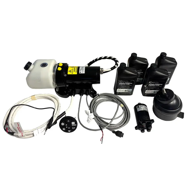 Uflex Masterdrive Steering System - Single Station Retrofit Kit - Masterdrive 40Cc Tilt Mount Helm  Upmd Power Unit (No Cylinders Included) 1
