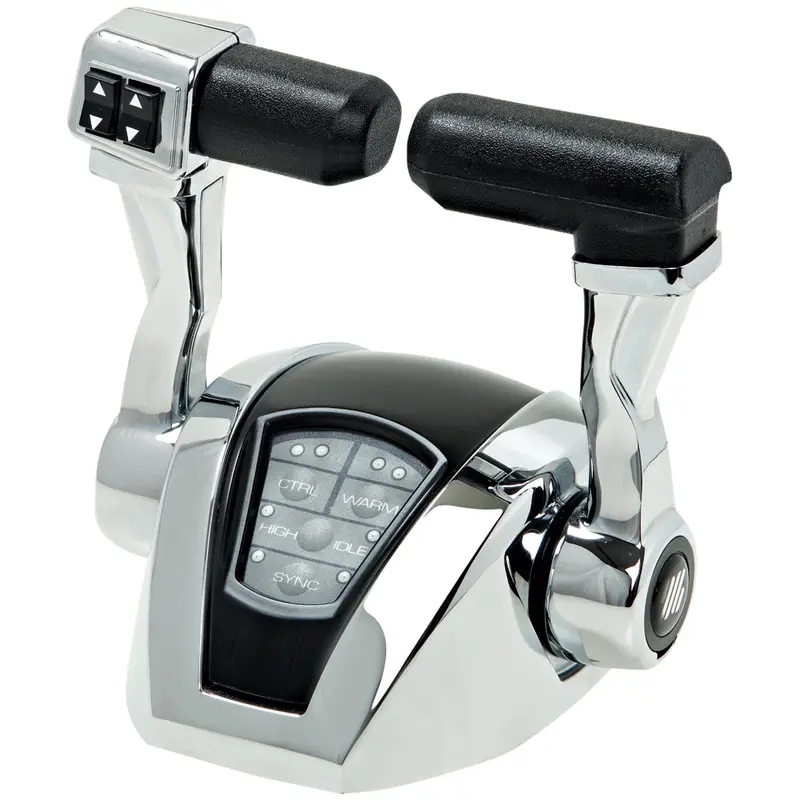Uflex Power A Electronic Control Package - Dual Engine/Single Station - Mechanical Throttle/Mechanical Shift W/Trim 1